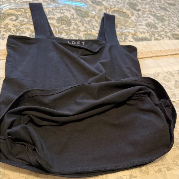 LOFT Women's Elegant Black Tank Top - Picture 8 of 9